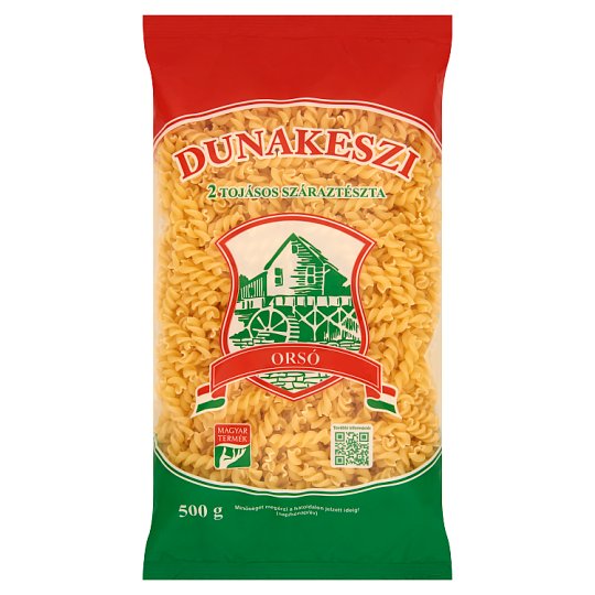 Dunakeszi orsó 2 tojásos száraztészta 500 g