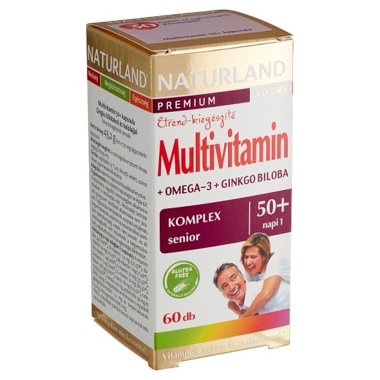 Naturland Premium Multivitamin 50+ Omega3 + Gingko Biloba Dietary