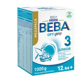 Beba Pro Junior 1 tejalapú anyatej-kiegészítő tápszer 12 hónapos kortól 1000 g