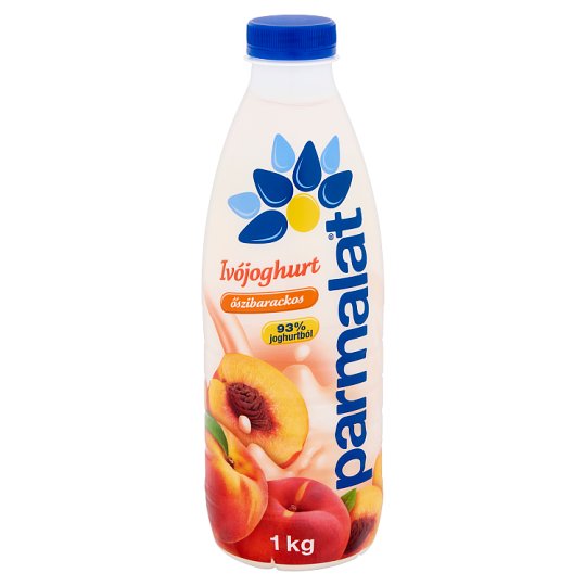 Parmalat zsírszegény őszibarackos ivójoghurt 1 kg
