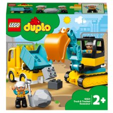 LEGO® DUPLO® 10931 Teherautó és lánctalpas exkavátor