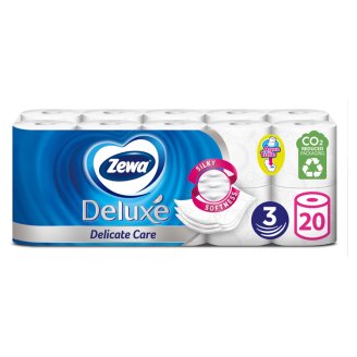 Zewa Deluxe Delicate Care 3 rétegű toalettpapír 20 tekercs