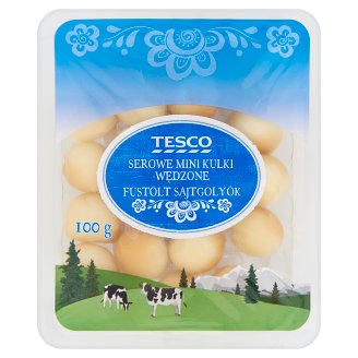 Tesco füstölt sajtgolyók 100 g