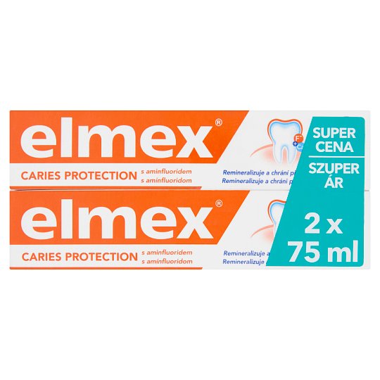 elmex Caries Protection Toothpaste 2 x 75 ml