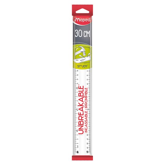Maped Unbreakable Ruler 30 cm Tesco Online, Tesco From Home, Tesco