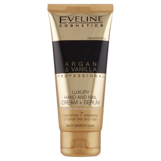 Eveline Cosmetics Argan & Vanilla luxus krém-szérum kézre és körömre 100 ml