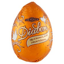 Szerencsi Diabon Milk Chocolate Egg Figure with Fructose 20 g