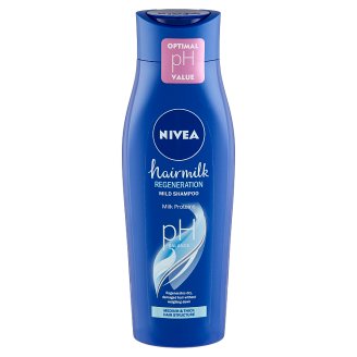 NIVEA Hairmilk ápoló sampon normál szálú hajszerkezetre 250 ml