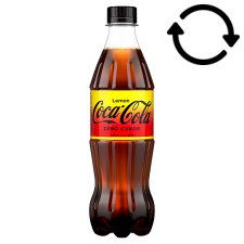 Coca-Cola Zero Cola and Lemon Flavor Energy-Free Carbonated Soft Drink with Sweeteners 500 ml