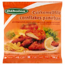 Bábolna gyorsfagyasztott csirkemellfilé cornflakes panírban 700 g