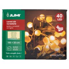 Jumi Battery-Powered LED Warm White Lights 195 cm