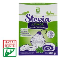 Politur Stevia + Cukor kristálycukor és stevia tartalmú édesítőszer 500 g