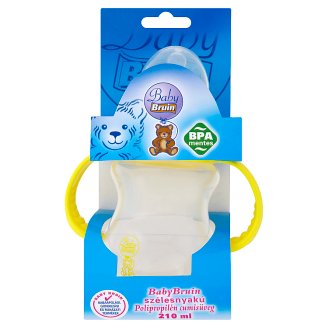 Baby Bruin 210 ml-es széles nyakú polipropilén cumisüveg 0-6 hónapos korig