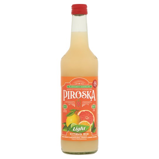 Piroska Light citrus mix gyümölcsszörp édesítőszerekkel 0,5 l
