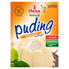 Haas Natural tejszínízű pudingpor 40 g