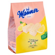 Manner citromízű krémmel töltött ostyaszeletek 400 g