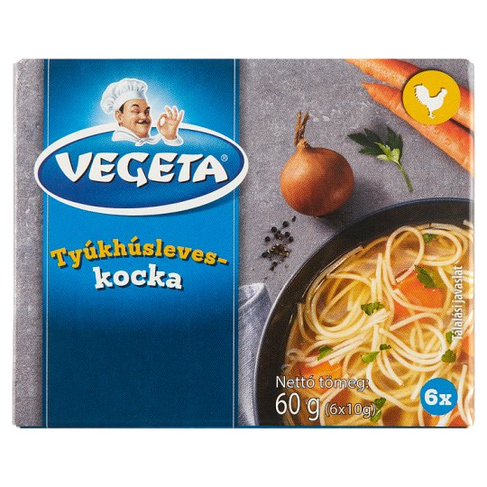 Vegeta Chicken Meat Soup Stock Cubes 6 x 10 g (60 g)