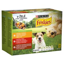 Friskies teljes értékű állateledel felnőtt kutyák számára aszpikban 12 x 100 g (1200 g)