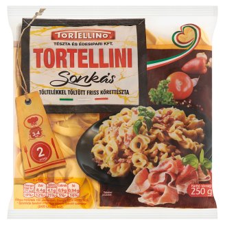 Tortellino Tortellini natúr sonkás töltelékkel töltött friss tészta 250 g