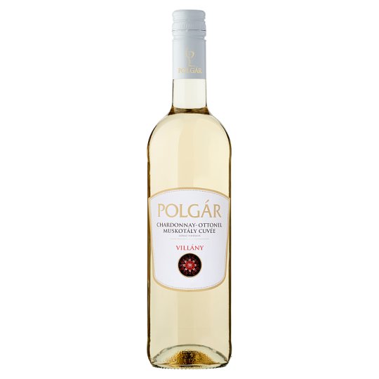 Polgár Villányi Chardonnay-Ottonel Muskotály Cuvée száraz fehérbor 12% 750 ml