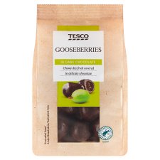 Tesco Gooseberries in Dark Chocolate 150 g