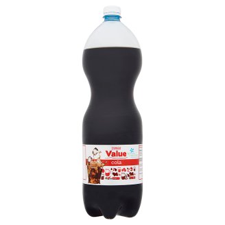 Tesco Value Cola kóla ízű szénsavas üdítőital édesítőszerekkel 2 l