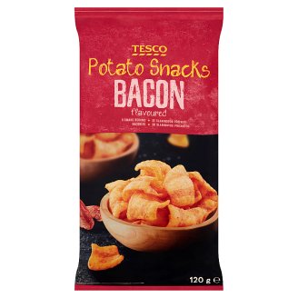 Tesco burgonya-búzasnack bacon ízzel 120 g