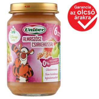 Univer almaszósz csirkehússal bébiétel 6 hónapos kortól 163 g