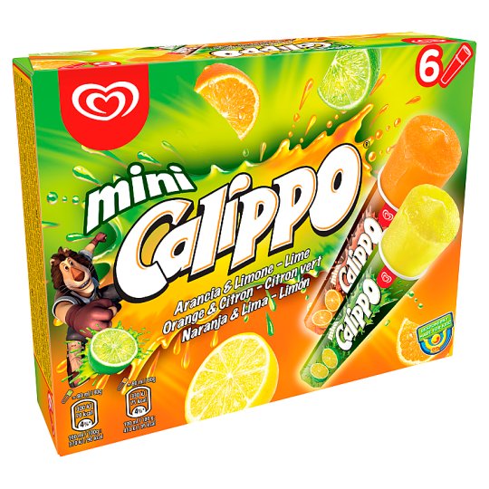 Calippo Mini Multipack Orange & Lime Ice Cream 6 X 80 Ml - Tesco Online ...