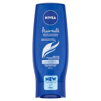 NIVEA Hairmilk ápoló kondicionáló száraz, sérült hajra 200 ml
