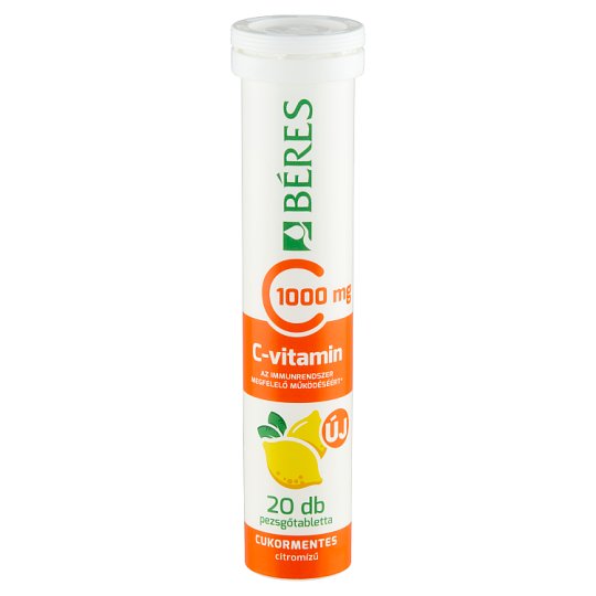 Béres Cvitamin SugarFree Lemon Flavour Effervescent Food Supplement
