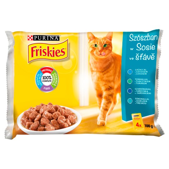 Friskies Multipack halas válogatás 4 x 100 g