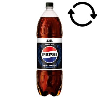 Pepsi Black colaízű energiamentes szénsavas üdítőital édesítőszerekkel 2,25 l