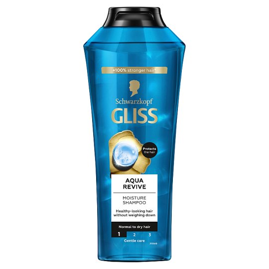 Gliss sampon Aqua Revive normál hajra 400 ml