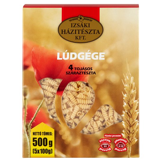 Izsáki Házitészta lúdgége 4 tojásos száraztészta 500 g
