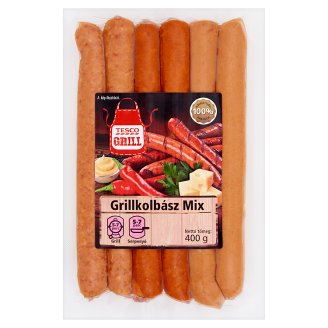 Tesco Grill grillkolbász mix 400 g