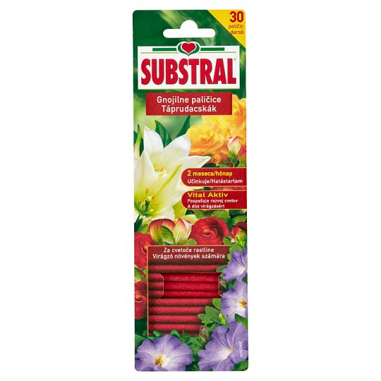 Substral Flowering Plant Fertiliser Sticks 30 pcs Tesco Online, Tesco