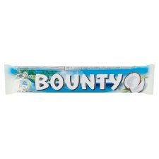Bounty Coconut Bar with Milk Chocolate Coating 2 x 28,5 g (57 g)