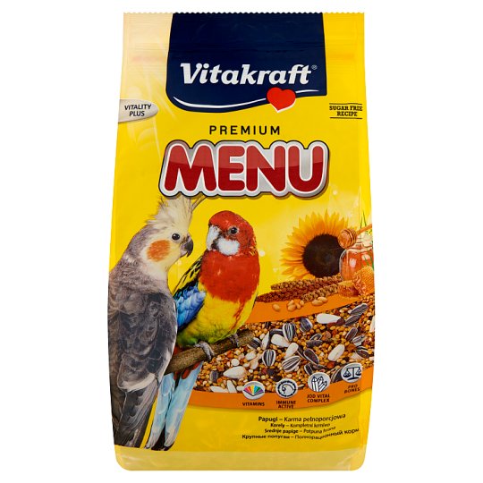 Vitakraft Premium Menu teljes értékű táplálék óriáspapagájok számára 1 kg