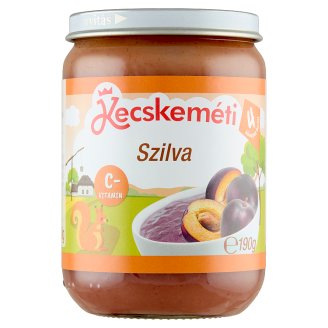 Kecskeméti gluténmentes szilva bébidesszert 4 hónapos kortól 190 g