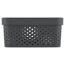 Curver Infinity Box Dots szürke kosár 4,5 l