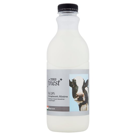 Tesco Finest Semi-Fat ESL Milk 2,8% 1 l