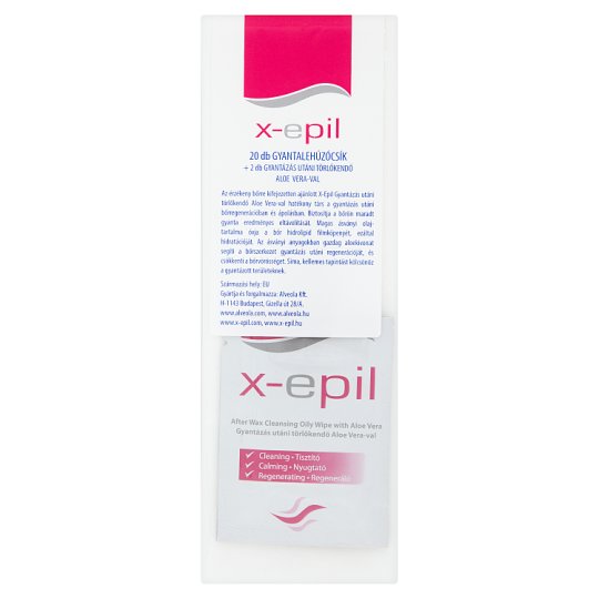 X-Epil gyantalehúzócsík 20 db