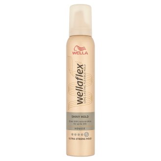 Wellaflex Shiny Hold ultra erős hajhab 200 ml
