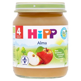 HiPP BIO glutén- és tejszármazékmentes alma bébidesszert 4 hónapos kortól 125 g
