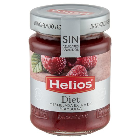 Helios Raspberry Extra Jam with Sweetener 280 g Tesco Online, Tesco