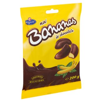 Figaro banánízű habos zselé szelet étcsokoládé bevonatban 200 g