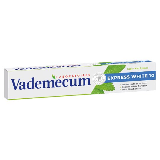 Vademecum Express White 10 fogkrém 75 ml