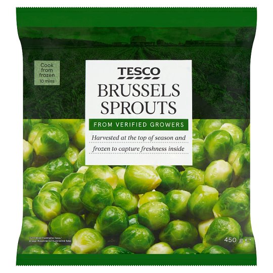 Tesco QuickFrozen Brussels Sprouts 450 g Tesco Online, Tesco From