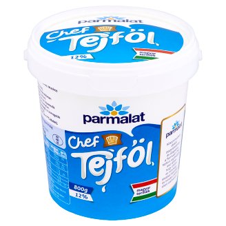 Parmalat Chef élőflórás, félzsíros tejföl 12% 800 g